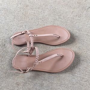 forever 21 nude sandals